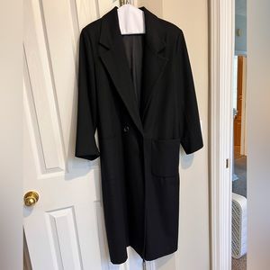 Very warm wool long winter coat (M/L)